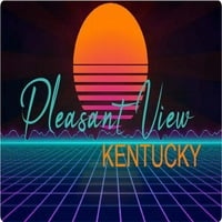 Ugodan pogled Kentucky Vinil Decal Stiker Retro Neon Dizajn