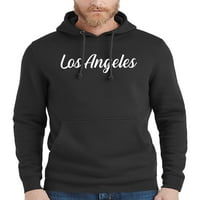 Muška scenarija Los Angeles V džemper s pulovernom dukserom 5x-veliki crni