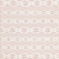 Rugs.com Sabrina Soto Casa Collection Propišite - FT Runner Pink High Propise Savršeno za hodnike, ulaska