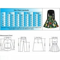 Leey-World Plus Veličina haljina za žene Božićne žene s ramena A-line perla Satin maturalne maturalne