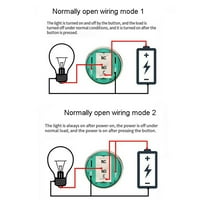 Prekidač metalnog pritiska s napajanjem LED 2-6V prekidač za zatvaranje IP66