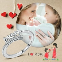 Wozhidaoke prstenovi za žene zauvijek ljubavni prsten za žene djevojke ženski prsten majčin dan prsten