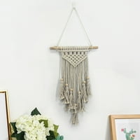 MACRAME zidni viseći ručno uže za pamuk Boho Tapistry Home Decoras Fringe Tassel Banner