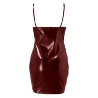 Haljine za ženske kožne suknje Sling haljina za večeru za večeru Skirtsize XL