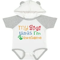 Inktastic My Gigi misli da je fenomenalna baka outfit poklon baby boy ili baby girl bodysuit