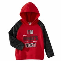 Dojenčad dječaci crveno & crno Ja sam ono što je sljedeći hoodie baby atletski sportski treperi