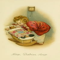 Sleep, bebe, spavanje plakata ispisa Mary Evans Slika Librarypeter & Dawn Cope Collection