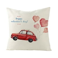 Dan zaljubljenih navlaka Dekor Valentines Day Pokloni Dekorativni jastuk za bacanje Pokriveno posteljina
