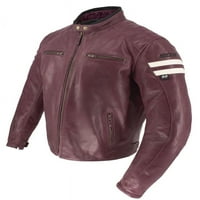 Joe Rocket Classic 'Muške kožne motociklističke jakna o krvnoj kremi LG
