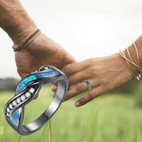 Bacc dodaci za angažman okrugli rez Zirkoni Žene vjenčani prstenovi nakit prstenovi za žene puni dijamantski