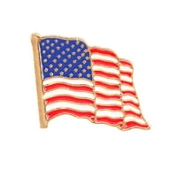Pin zastava Američka badge Brooch Enamel USA US Dan Corsage Nakit Nacionalni neovisni Breappin Revel