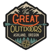 Ashland Oregon The Great na otvorenom dizajniraju naljepnicu vinilne naljepnice