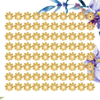 DIY dodaci materijal osam pentala perle cvijeće Privjesak šuplji odstojnik Krajnice nakit nakita