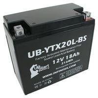 -YTX20L-BS Zamjena baterije za Arctic CAT XC CC ATV - Fabrika aktivirana, bez održavanja, motociklistička