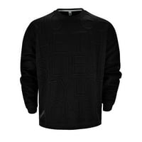 Muški duksevi s dugim rukavima s dugim rukavima teksturi teksturi mekani topli pulover povremeni džemperi