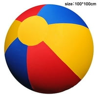 ASdomo divovska kugla na naduvavanje, PVC Rainbow Ball Soccer Bazen igračka, zabava za djecu i odrasle,