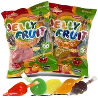Apexy Jelly Fruit, TIKTOK Trend CANDY, TIK TOK Hit ili Miss Challenge, asortirani voće Jelly, jagoda, mango, jabuka, ananas, grožđe. 9.824oz