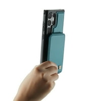 Feishell Back Cour futrola za Samsung Galaxy S, premium PU kožne RFID blokiranje kreditnih kartica s dvostrukim magnetnim kopčom Flip Kickstand TOCKONFOFTON TOČKA TELEFONA ZA ŽENE