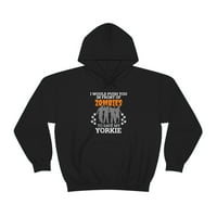 Gurajte vas na prednjim zombijima Save Yorkie Vlasnik pasa Unise Hoodie S-5XL