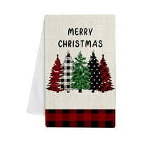 FAL Kuhinjski ručnik jaka apsorpcija vode Račun od dekorativnih sretnih božićnih slatkih Snowman kamiona