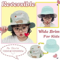 MAFYTYTPR Ljetni šeširi za žene za žene, Todder Baby Boy Girl Wide RIM crtani reverzibilni šetnja za