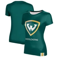 Ženske zelene warriors Cheerleading majica