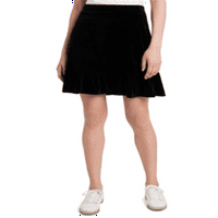 Riley & Rae Ženska Lila Velvet Mini suknja Crna veličina Velika