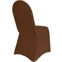 Vaši poklopci stolice - Stretch Spande banket stolica pokriva čokoladu smeđa za vjenčanje, zabavu, rođendan,