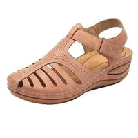 Jsaierl sandale za žene Wedge Platform Bohemia Gladiator Clotut gležnja za anketi ljetni casual cloes-toe