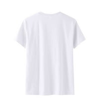 Zodggu Womens Grafičke bluze za bluze za trendy Crewneck Tees Comfy Loose Fit Ležerne prilike prozračne