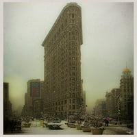 Laminirani vintage Flatiron by Chris Lord Photo Fotografija Poster Suha Erase Znak 24x36