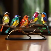 Dagobertniko šarene ptice, kućni dekolni deceni, privjesci za ptice cvijeta, grupne ptice