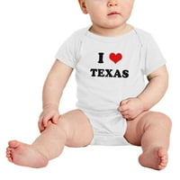 Srce Texas Američke države Vole smiješne baby rompers novorođene odjeće