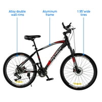 Brdski bicikl s aluminijskim okvirom Disk kočnice za muškarce Women MTB biciklistički bicikl