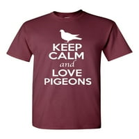 Budite mirni i volite golubove golubica ljubavnika Ljubitelja za odrasle majica