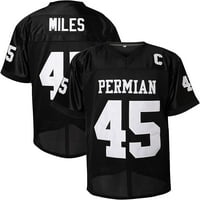 Dres Boobie Miles, Permian Football Jersey Shiw School Petak Noć svjetla Movie Jersey S-XXXL