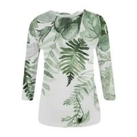 Ruhove košulje Žene Ležerne prilike ljetne vrhove Trendi Dressy Bluzes Jesen moda Slatka teas Crew dukserica