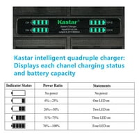 Kastar baterija i četverostruki punjač kompatibilan sa baterijom Sony NP-BG1, NP-FG1, G, Sony BC-CSG,
