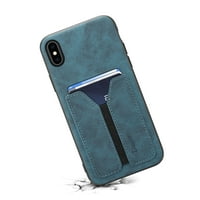 Back Cover kartica Telefon za telefon za iPhone serije-elastična futrola za protupodrezivanje, plava
