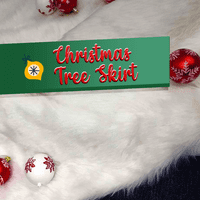 Atlas božićna suknja od drva bijela luksuzna suknja od laganog krznenog krzna, velike suknje za božićne