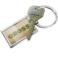 Keychain bruto zeleni listovi repe