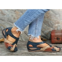 Ženski ljetni klinovi Sandale izduženi izduženi za cipele za plažu u kuke