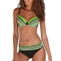 Žene kupaći kostimi Žene Cvjetni print Bikini Set Plivanje Dvo kupajte kupaći kostimi kupaći kostimi