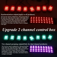 RGB LED pods Rock Light Bluetooth kontrolni komplet podvozje glazbe Glow Neon lampica