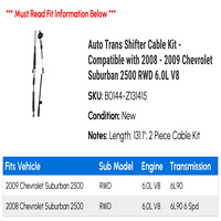 Automatski komplet kabela za automatsko prebacivanje - kompatibilan sa - Chevy prigradski RWD 6.0L V8