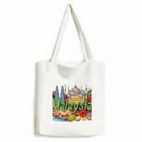 Twinstower Malaysia grafiti tote platnene torbe Kupovina Satchel Casual torba