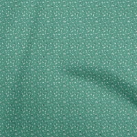 Onuone pamučni dres zelene tkanine cvjetni pletenica odvažnog odjeće od tkanine tkanine sa širokim dvorištem