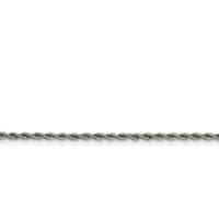 Bijeli lanac od nehrđajućeg čelika u 18in