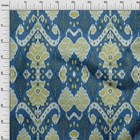 Onuone Georgette viskoza Plava tkanina Azijska Ikat šivaće tkanina od dvorišta Štampana DIY odjeća šiva