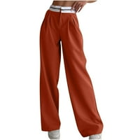 Viadha Womens Tiskanje elastične strugove casual pantalona nacrtavaju joga hlače široke pantalone za